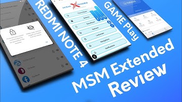 Install MSM Extended Official ROM on Redmi Note 4X/4 | Huge Customization and Better Performance 🔥