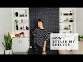 How I Style My Shelves | Part 4  Of My Fireplace Makeover