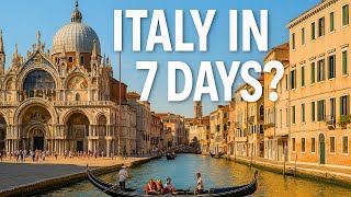 First Time in Italy? Perfect 1-Week Plan You Need | Italy 7-Day Itinerary 2025