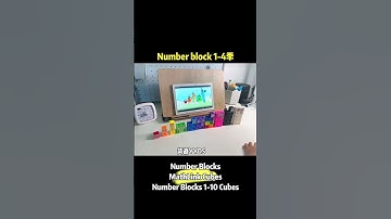 NumberBlocks MathLink Cubes Number Blocks 1-10 Activity Set #numberblocks #numberblockstoys