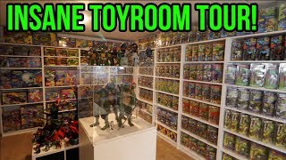 Insane Toy Room Tour! TMNT, MOTU, Transformers, Games, ... Behind The Collector #4