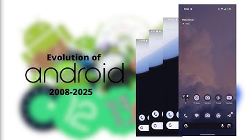Evolution of Android 1.0 to 16 (4K 60FPS)