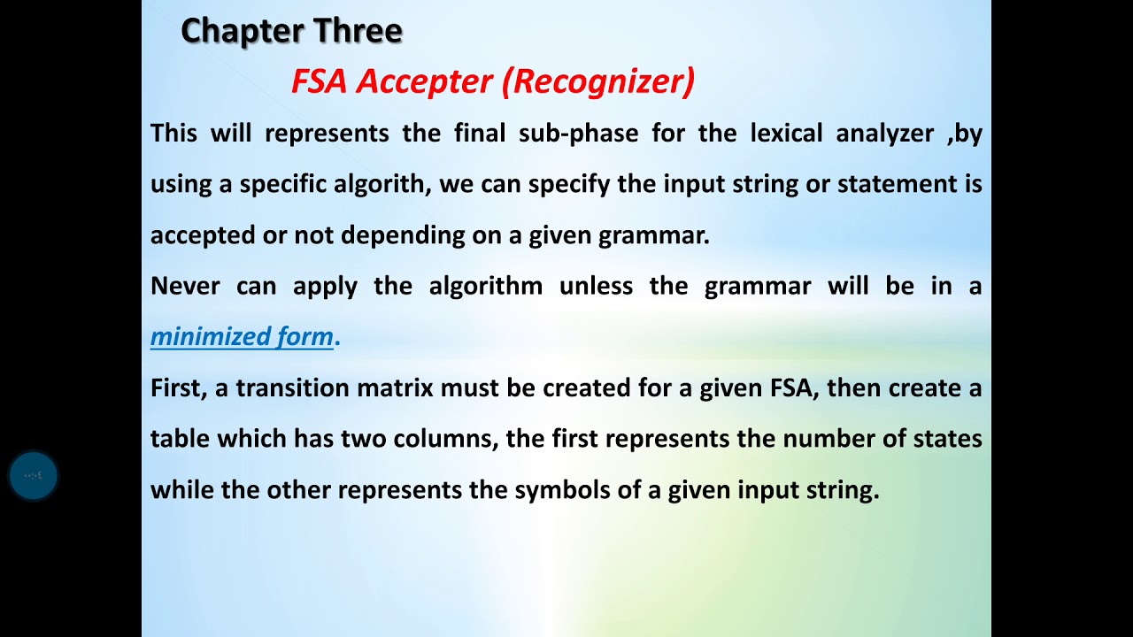 7• Compilers // Chapter Three //Lexical Analyzer and Syntax Analyzer ...