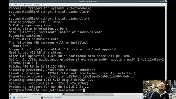 K.I.S.S Tutorial - Debian SMB server PT2 - Installing and setting up Samba