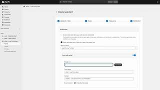How can I set up an alert for a product vendor? screenshot 2