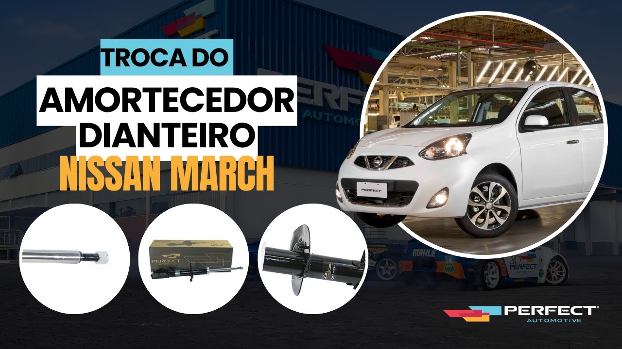 TROCA DO AMORTECEDOR DIANTEIRO | NISSAN MARCH