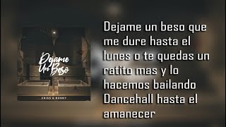 Dejame Un Beso - Criss Y Ronny | Original |  Letra chords