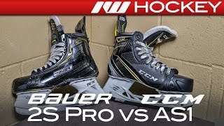Bauer Supreme 2S Pro vs. CCM Super Tacks AS1 Skates // Tech & Spec Comparison