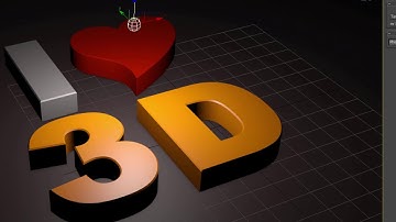 3D Logo Design using Autodesk 3ds Max Part 8