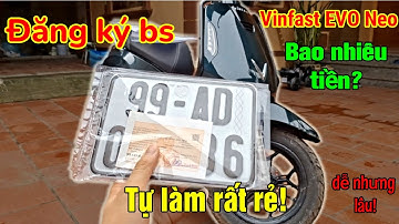 Vinfast EVO Neo mới 2025 đăng ký biển số có khó không? Ra biển hết bao nhiêu tiền?