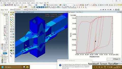sTEEL bEAM COLUMN JOINT CYCLIC SEISMIC LOAD ANALYSIS IN abaqus
