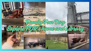 Family Fun Day || Explore FDR's home and Library || Family fun Vlog ​⁠