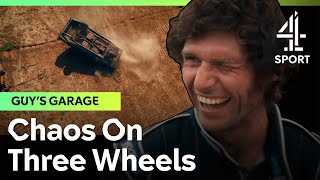 Guy Martin Crashes A Three Wheeler On His Italian Job | Guys Garage