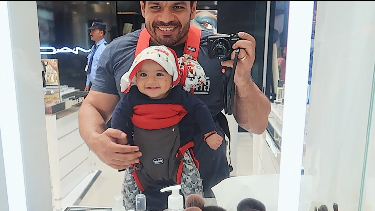 vlogs in spanish Dad and Daughter goes Shopping and meet Sahil Khan | Flying beast