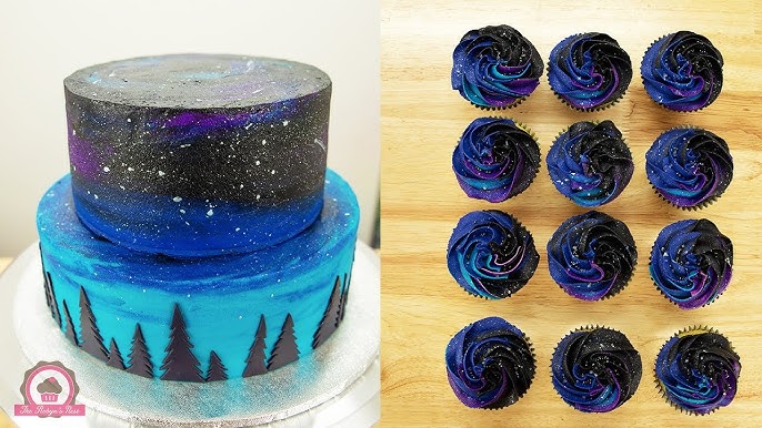 Airbrushed Galaxy Cake, The Craft Company