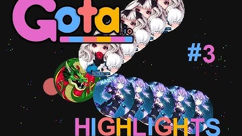 Gota.io HIGHLIGHTS#3 // Bla bla Splitrun, Tricksplit, Popsplit