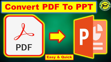 How to Convert your PDF file to PowerPoint | PDF to PPT | Convert PDF to PowerPoint