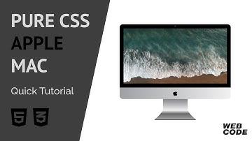 Pure HTML & CSS Mac Computer (Quick Tutorial).