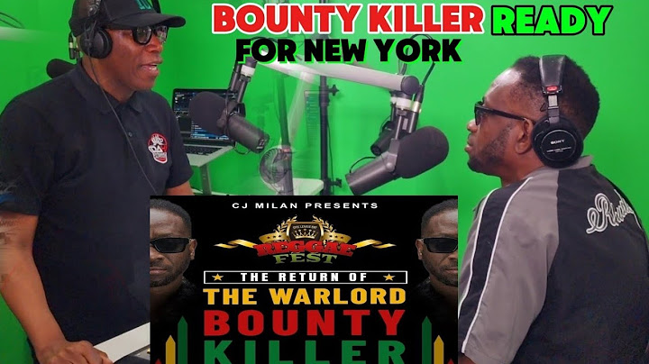 Bounty Killer interview at irie jam Radio on his NYC Concert Name Change foota vybz Kartel & mavado