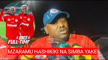 🚨 MZARAMU WA SIMBA APAGAWA NA MORICE ABRAHAM NA GOLI LA JONATHAN SOWAH.