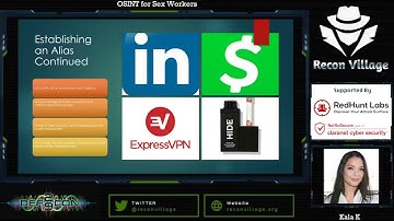 DEF CON 29 Recon Village  - Kala Kinyon - OSINT for Sex Workers