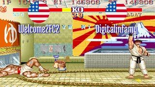 FT5 @sf2hf: Welcome2FC2 (US) vs Digitalinfamy (US) [Street Fighter II HF Fightcade] May 10