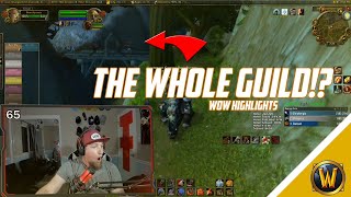 THE WHOLE GUILD IS AFTER US!? (WoW STREAM HIGHLIGHTS)