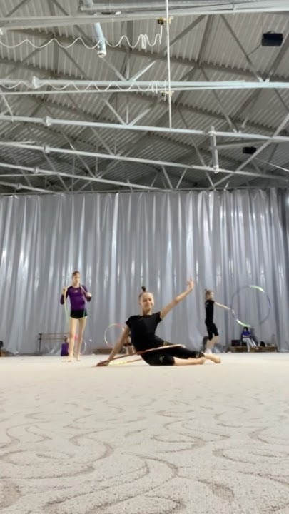 Ловля с обручем ️‍🔥 #художественнаягимнастика #хг #rg #спорт #скакалка ...