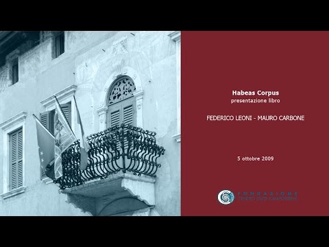 Video: Quando può essere emesso l'habeas corpus?