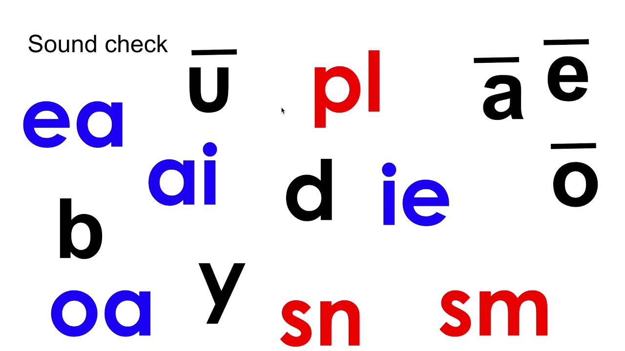 Phonics Drills Part 1 YouTube