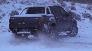 Mitsubishi Triton L200 In Australian Snow