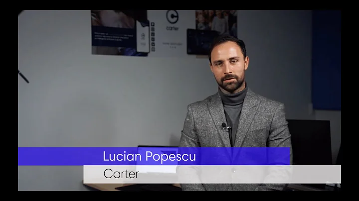 Lucian Popescu, CEO of Carter & 2021 Startups Alumni