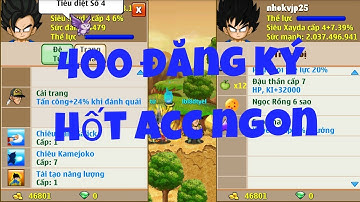 Cho acc xayda sv3 ngọc rồng - chú bé rồng online