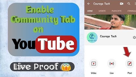Enable Community Tab On YouTube 2020 || Live Proof With 💯% Working Method ||