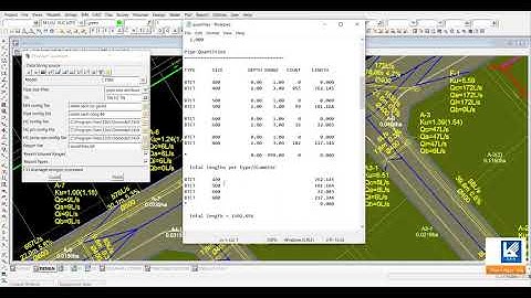 12d Model 43 Thống kê số lượng hố ga và chiều cống