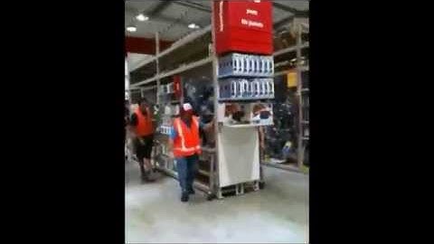 Moving Pallet Racking with Fergus Rack Jacks