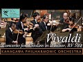 Vivaldi: Concerto for 4 violins in B minor RV.580- 石田泰尚､﨑谷直人､小宮直､直江智沙子､川瀬賢太郎､神奈川フィル,４本のヴァイオリンのための協奏曲