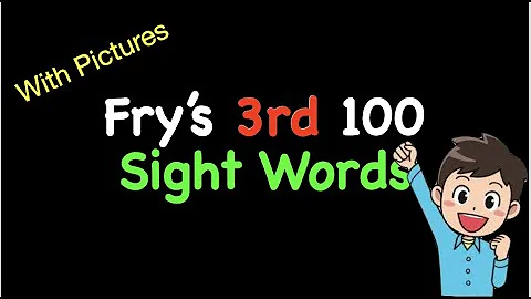 Fry's 3rd 100 Sight Words With PICTURES