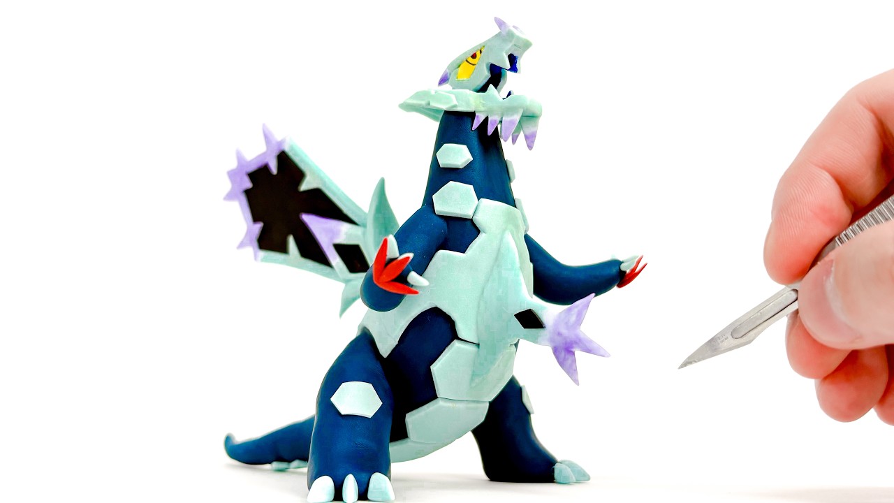 Clay] I tried making a Mega Segrave figure out of clay | Pokémon