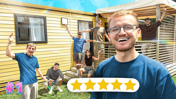 On vit 1 semaine dans un camping de LUXE (on a le bungalow le plus fou)