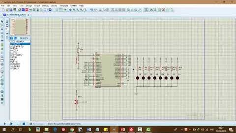 RUNNING LED MENGGUNAKAN ATMEGA 32 / PROTEUS DAN ATMEL