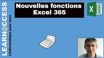 Excel  - Découvrez les nouvelles Fonctions Excel version Office 365