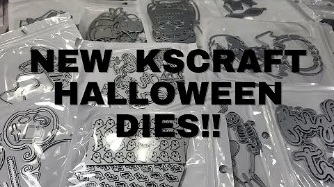 NEW KSCRAFT HALLOWEEN DIES! A MUST SEE!