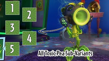 All Toxic Pea Sub-Variants: Garden Warfare 2 Loads of Variants mod
