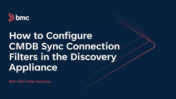 Helix Discovery: How to Configure CMDB Sync Connection Filters in Discovery Appliance