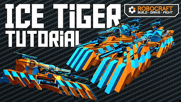 Robocraft: "Ice Tiger" | SMG Cruiser Build Tutorial