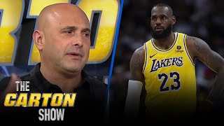 LeBron and AD criticize officials after losing to the Nuggets | NBA | THE CARTON SHOW