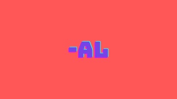 English | Suffixes | -al