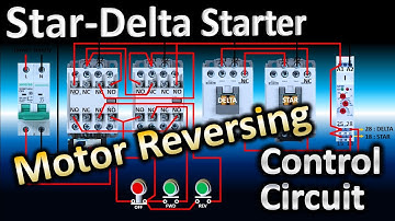 Star Delta Starter with Motor Reversing Option - Control Circuit / 3 Phase Motor Applications