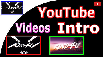 How to Make Intros For Youtube Videos || (Urdu/Hindi)